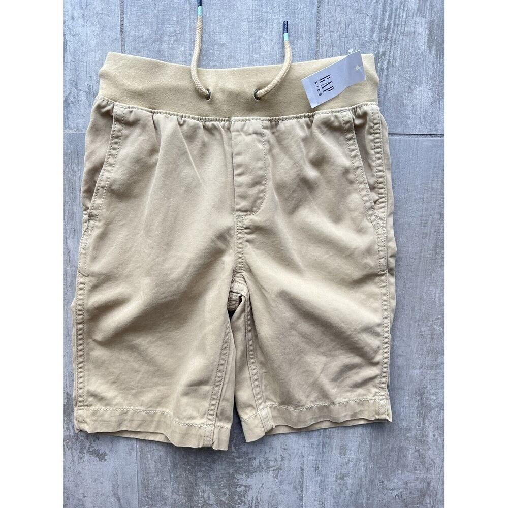 GAP Kids Boy Toddler Drawstring Elastic Shorts Easy On Shorts Khaki School S 6/7